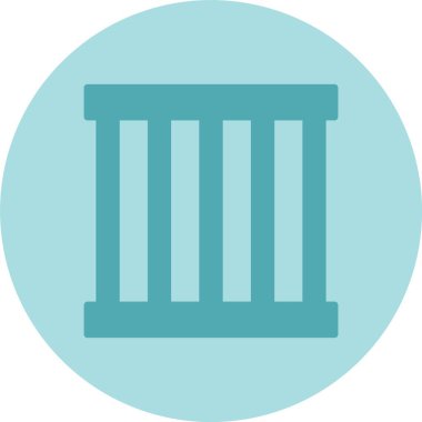 Mahkûm Kabartma Çemberi Gradyan Simgesi