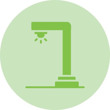 Sokak Işıkları Kabartma Çemberi Grafik Simgesi