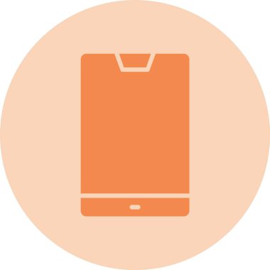 Telefon Kabartma Çemberi Gradyan Simgesi