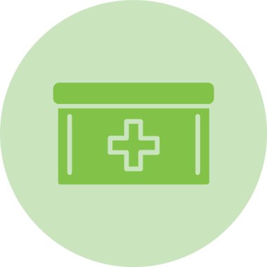 İlk Yardım Kabartma Çemberi Gradyan Simgesi