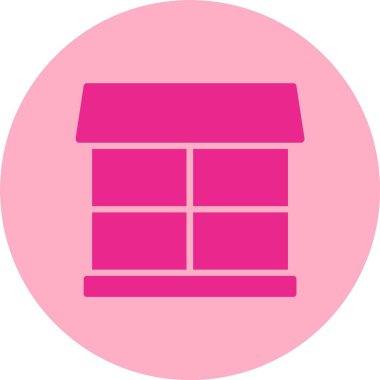 Pencereler Kabartma Çemberi Gradyan Simgesi