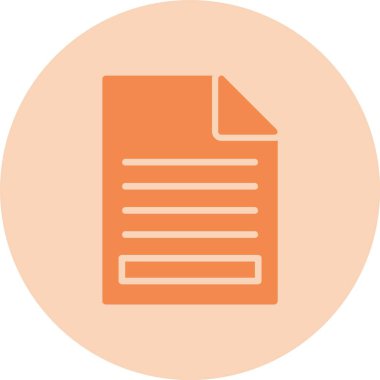 Dosya Kabartma Çemberi Gradyan Simgesi