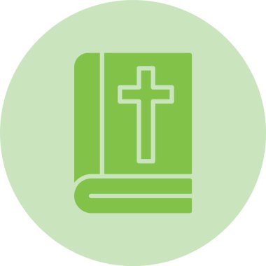 İncil Kabartma Çemberi Gradyan Simgesi