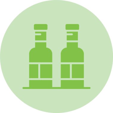 Alkol Kabartma Çemberi Gradyan Simgesi