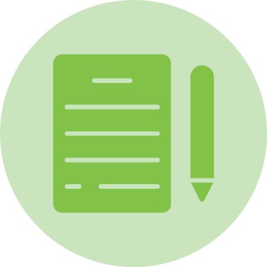 Glyph Çemberi Gradyan Simgesi Yazılıyor