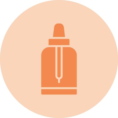 Organik Yağ Kabartma Çemberi Grafik Simgesi