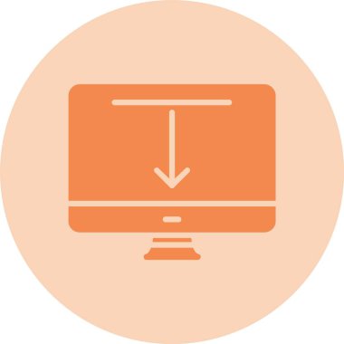 Arayüz Kabartma Çemberi Gradyan Simgesi