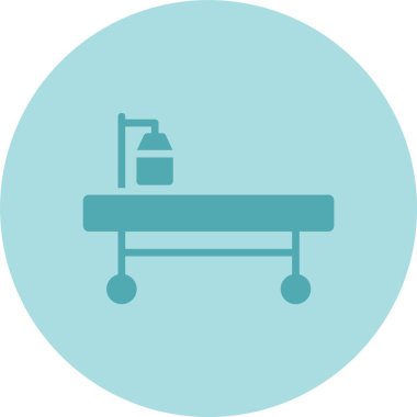 Sedye Kabartma Çemberi Gradyan Simgesi