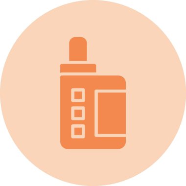 Vape Glyph Çember Gradyan Simgesi