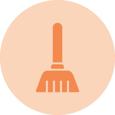 Tüy Toz Kabartma Çemberi Gradyan Simgesi