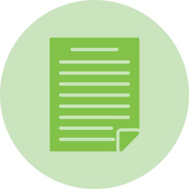 Memo Glyph Çember Gradyan Simgesi