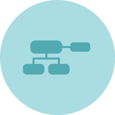 Organizasyon Grafiği Çember Grafik Simgesi