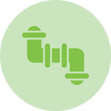 Boru Kabartma Çemberi Gradyan Simgesi