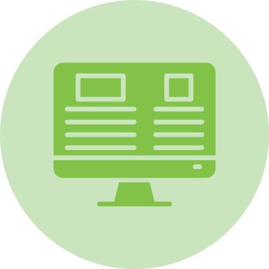 Web Tasarımı Kabartma Çemberi Gradyan Simgesi