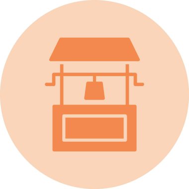 Su Kuyusu Çemberi Gradyan Simgesi