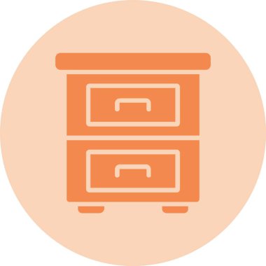 Kabine Kabine Kabinesi Kabartma Çemberi Gradyan Simgesi