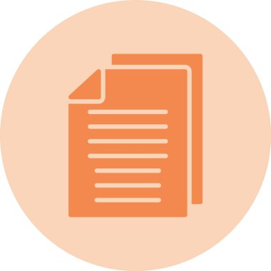 Dosya Kabartma Çemberi Gradyan Simgesi