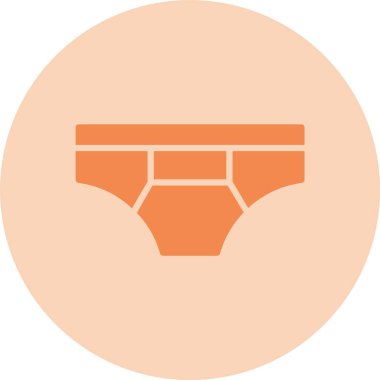 İç Çamaşırı Kabartma Çemberi Gradyan Simgesi