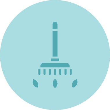 Tırmık Kabartma Çemberi Gradyan Simgesi