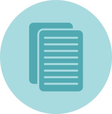 Notlar Kabartma Çemberi Gradyan Simgesi