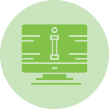 Glyph Çemberi Gradyan Simgesi Hakkında
