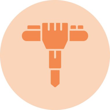 Makine Kabartma Çemberi Gradyan Simgesi