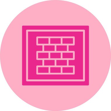 Duvar Kabartma Çemberi Gradyan Simgesi