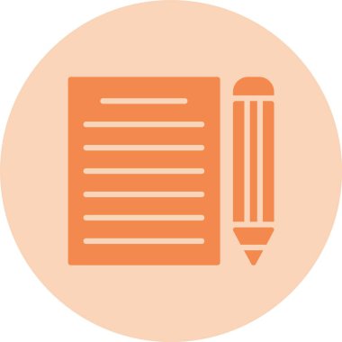 Kağıt Kabartma Çemberi Gradyan Simgesi