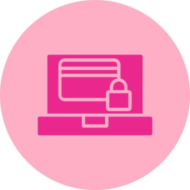 Kredi Kartı Kabartma Çemberi Grafik Simgesi