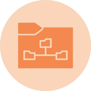 Dosya Gezgini Kabartma Çemberi Gradyan Simgesi