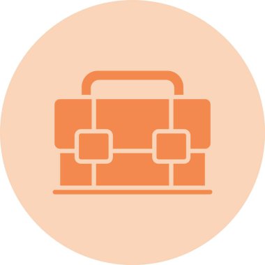 Evrak çantası Kabartma Çemberi Gradyan Simgesi