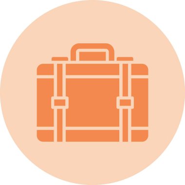 Çanta Kabartma Çemberi Gradyan Simgesi