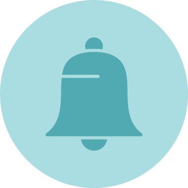 Çan Kabartma Çemberi Gradyan Simgesi