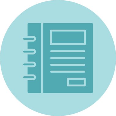 Günlük Kabartma Çemberi Gradyan Simgesi