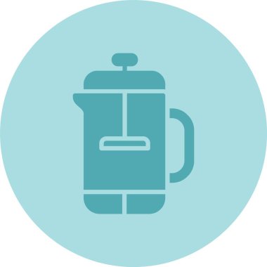 Fransız Basını Kabartma Çemberi Gradyan Simgesi