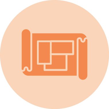 Mavi Yazdırma Kabartma Çemberi Gradyan Simgesi