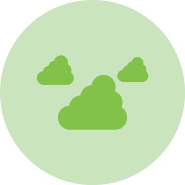 Hava Kabartma Çemberi Gradyan Simgesi