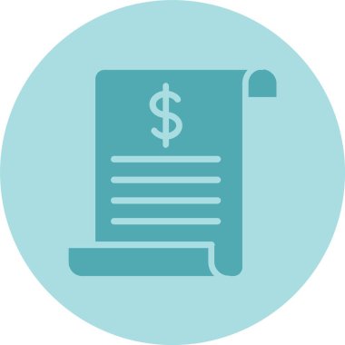 Bill Glyph Çember Gradyan Simgesi