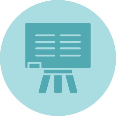 Tahta Kabartma Çemberi Gradyan Simgesi