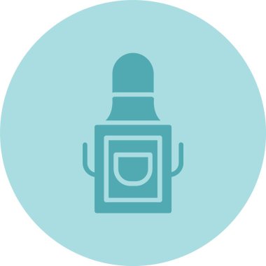 Önlük Kabartma Çemberi Gradyan Simgesi