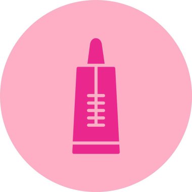 Kirpik Kabartma Çemberi Gradyan Simgesi