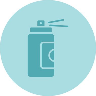 Sprey Kabartma Çemberi Gradyan Simgesi