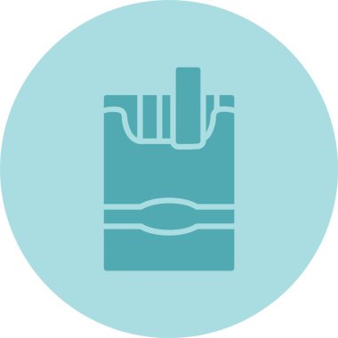 Sigara Kabartma Çemberi Gradyan Simgesi