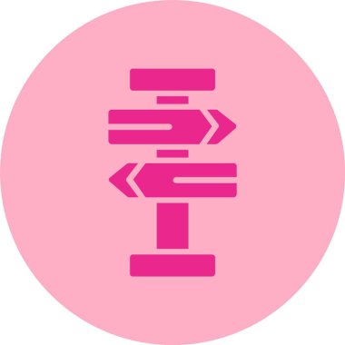 Yönsel Kabartma Çemberi Gradyan Simgesi