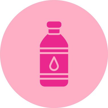 Deterjan Kabartma Çemberi Grafik Simgesi