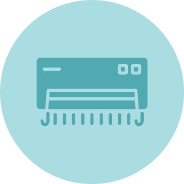 Klima Kabartma Çemberi Gradyan Simgesi