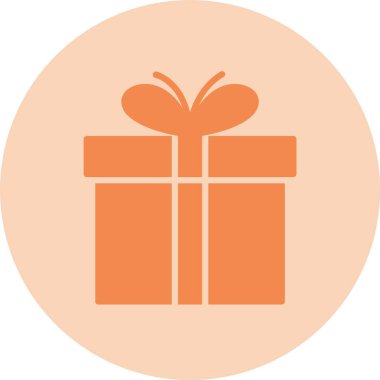 Hediye Kabartma Çemberi Gradyan Simgesi