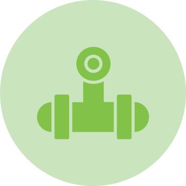 Boru Kabartma Çemberi Gradyan Simgesi