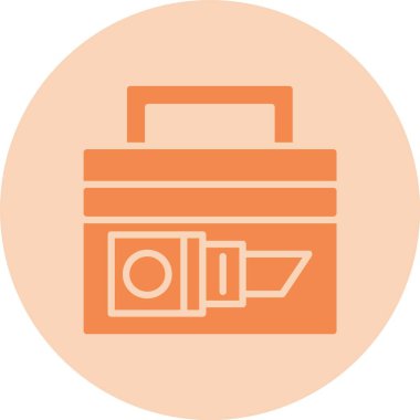 Makyaj Bataklığı Kabartma Çemberi Gradyan Simgesi