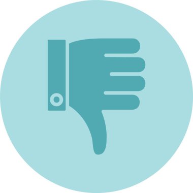 Kabartma Çemberi Gradyan Simgesinden Nefret Et